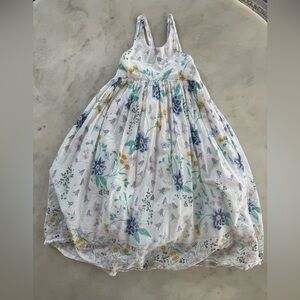 Old Navy white floral maxi dress